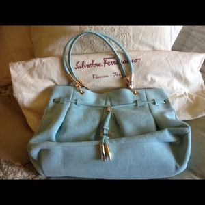 Salvatore Ferragamo handbag - suede