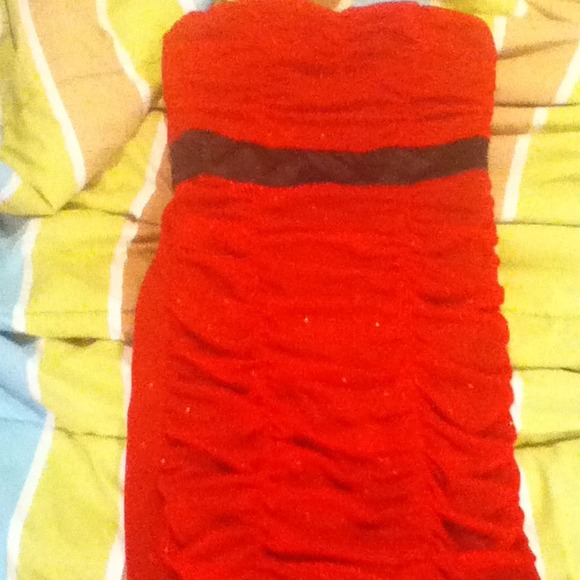 red dress with sparkles