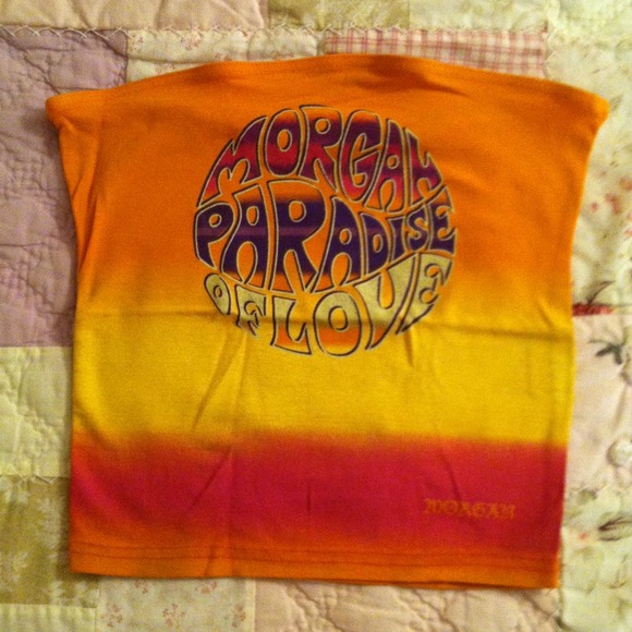 Morgan stretch tube top