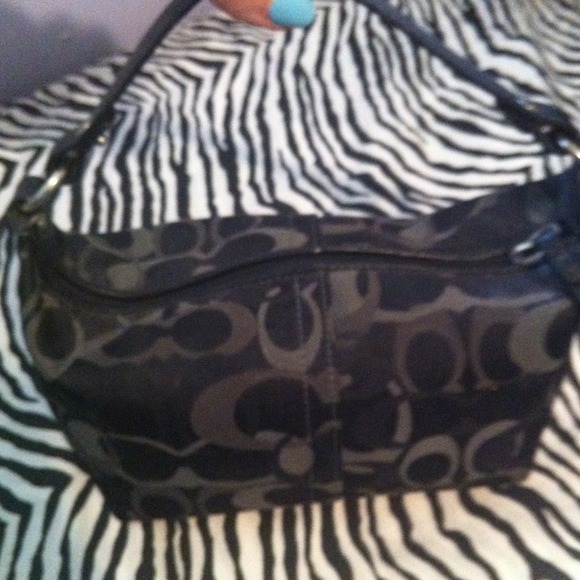 Black coach makeup bag - Picture 4 of 4
