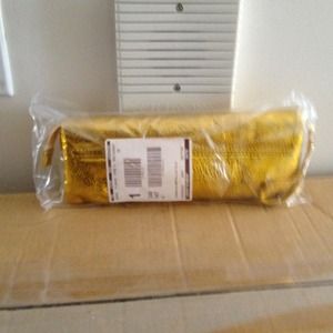 Sparkle Metallic Clutch. NWT and in packaging.