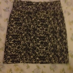 Black and whit skirt