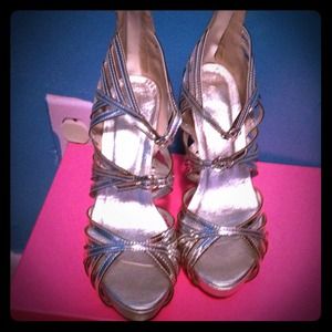 A lovely silver shoes