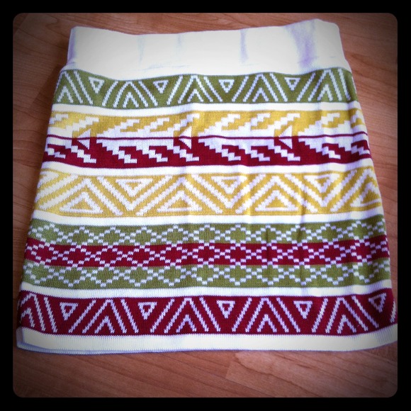 ❌Reserved for @jessxo; Tribal Mini Skirt