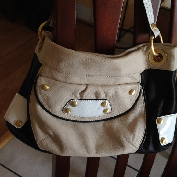B Makowsky leather handbag.