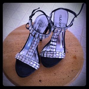 Bundle ! Faux diamond n floral stilettos