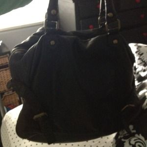 Deena & Ozzy, Soft Leather Black Purse