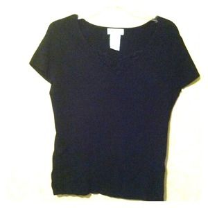 Short sleeve sweater