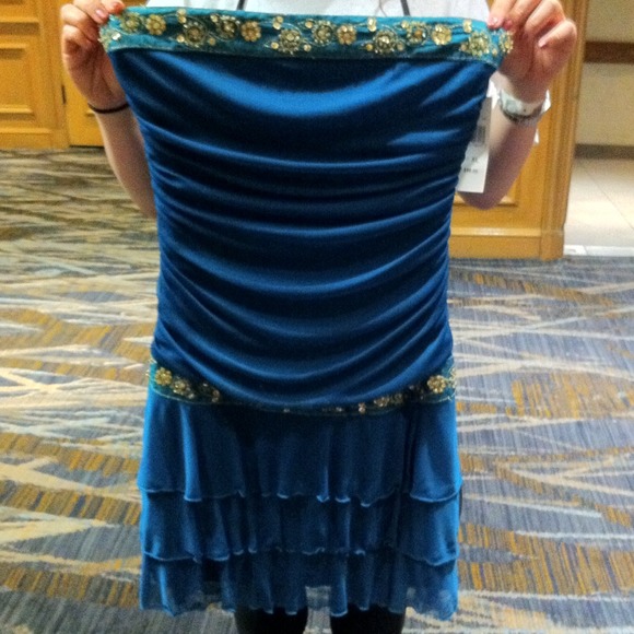 Turquoise dress