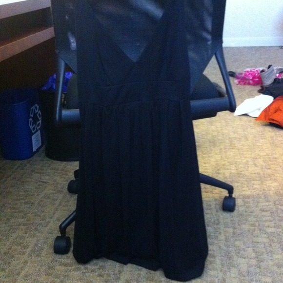 Black cocktail dress