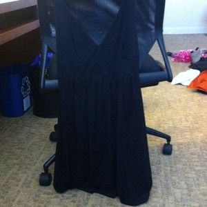 Black cocktail dress