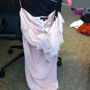 One shoulder ruffle dress