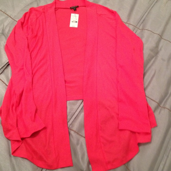 Lightweight bright pink Express sweater