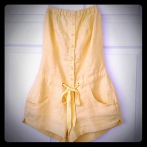 Guess Dresses & Skirts - 💢Reserved!!💢✨"Happy Yellow" GUESS Romper Guess Dresses & Skirts - 💢Reserved!!💢✨"Happy Yellow" GUESS Romper