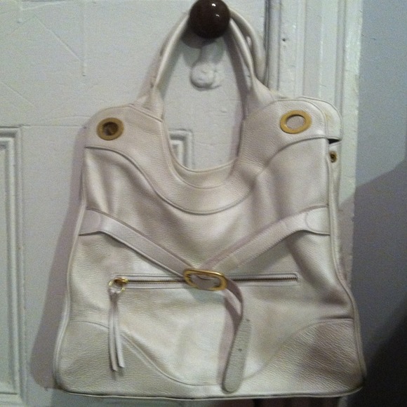 REDUCED! - Foley and Corinna Jet Set Bag in White