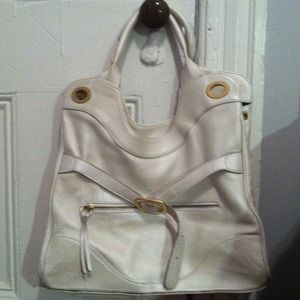 REDUCED! - Foley and Corinna Jet Set Bag in White