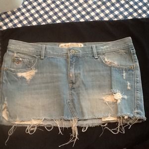 Hollister Ripped Skirt