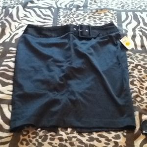 Black pencil skirt