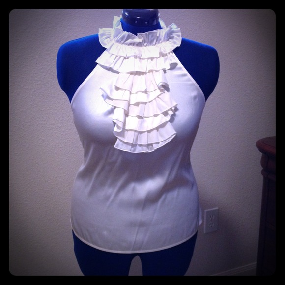 🎉🎉Reserved🎉🎉Moda, size L silk/ spandex top