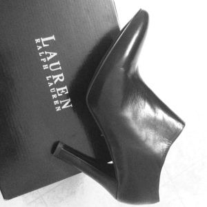 Ralph lauren Soft genuine leather black bootie