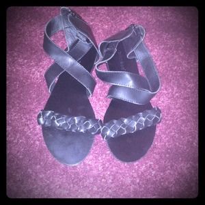 Brand new black sandals