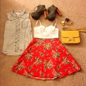 Vest- Skirt -Top (Bundle)