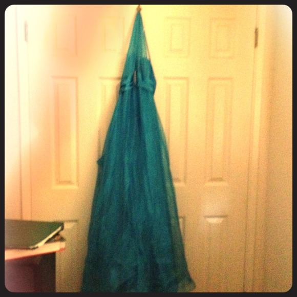 Prom turquoise dress