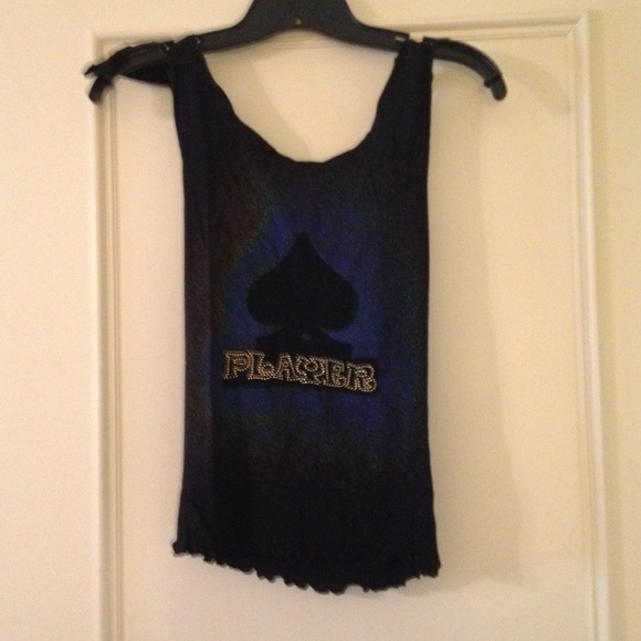 Cute black tank ties at shoulders, size small - Picture 1 of 1