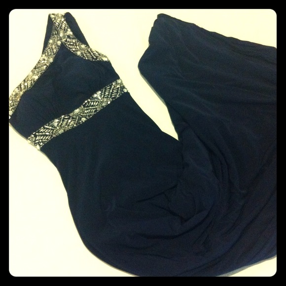 SOLD - Midnight Blue Formal/Prom or Evening Gown