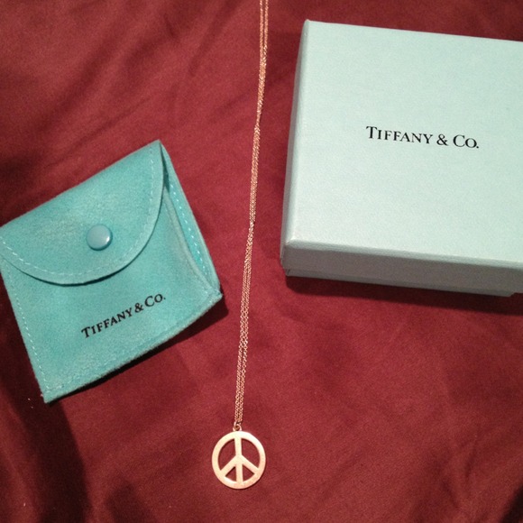 REDUCED Authentic Tiffany & Co. Peace necklace
