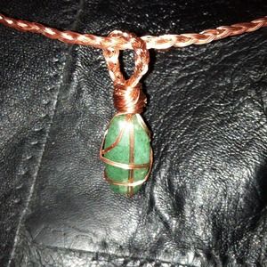 Jade Stone Wrap in Copper