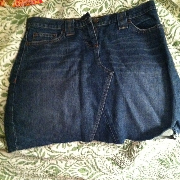 REDUCED  denim mini skirt