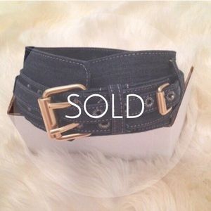 Stella McCartney Accessories - Stella McCartney denim corset belt Stella McCartney Accessories - Stella McCartney denim corset belt