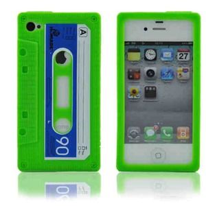 Green Cassette Tape iPhone Case