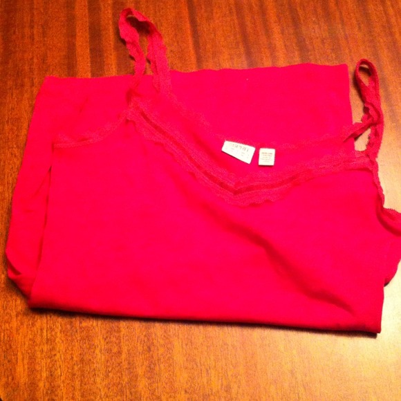 lace-edged pink tank top from esprit - Picture 2 of 3