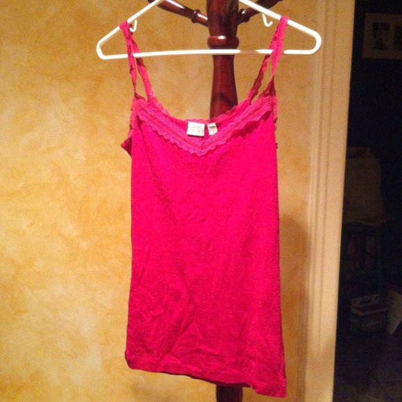 lace-edged pink tank top from esprit - Picture 3 of 3