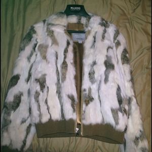 Wilson's leather fur coat