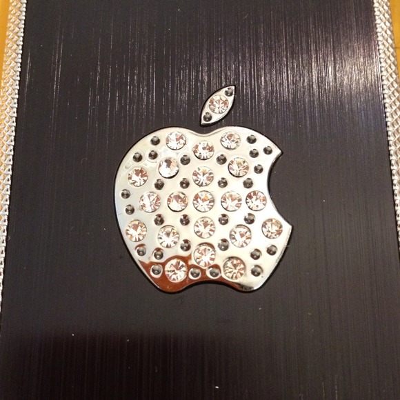 Black and silver iPhone 4/4s case
