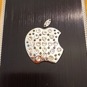 Black and silver iPhone 4/4s case