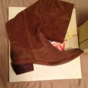 Cognac/Suede boots
