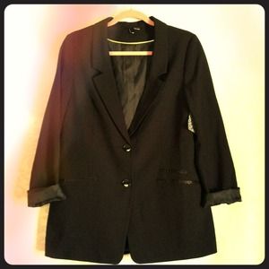 H&M Long Black Blazer - reserved