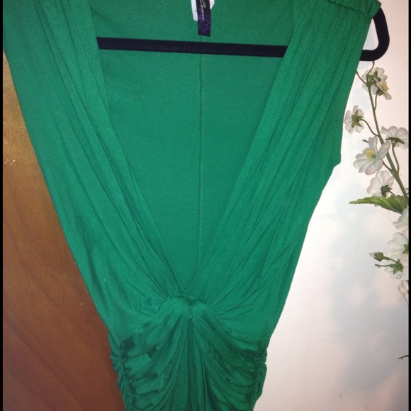 Green sexy dress