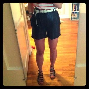 Reserved for @alleeoop24! Leather hot shorts!