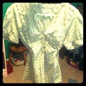 Off-white floral shirt