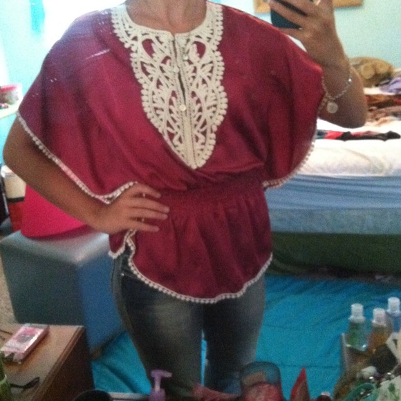 F21 Magenta top