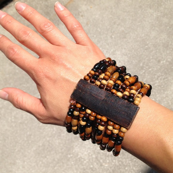 SOLD!!! Wood bead bracelet