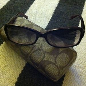 RESERVED @gina_a used authentic coach sunglasses