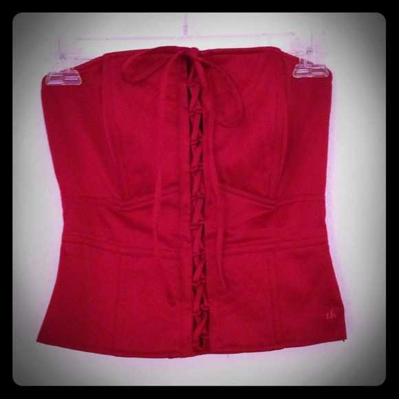Tommy Hilfiger Tops - 💝Red Tommy Hilfiger Bustier