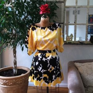 Stunning BCBG kimono sleeve dress!