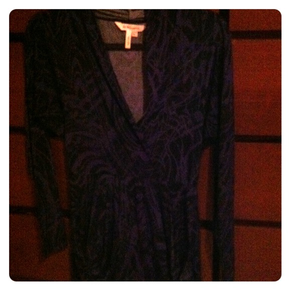 BCBG Generation Graphic Long Sleeve Tunic/Dress